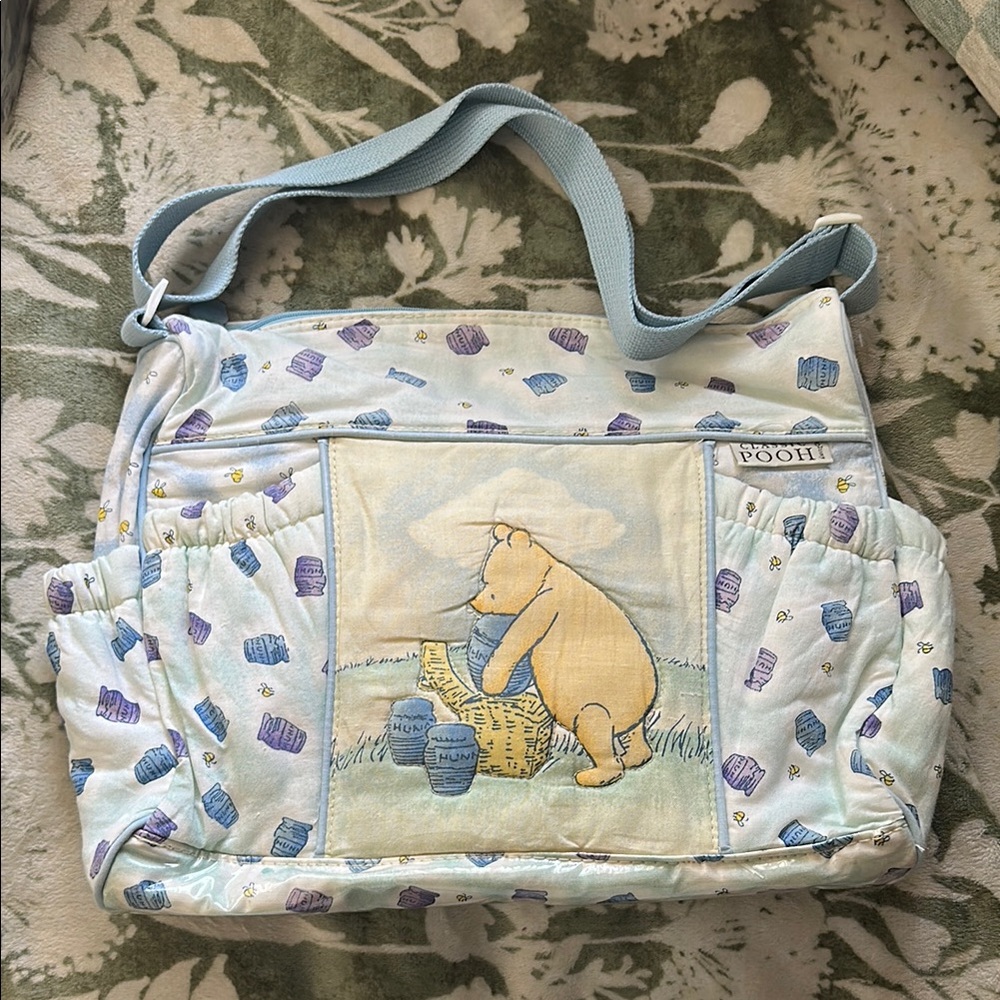 Disney Blue Winnie the Pooh Baby Bag